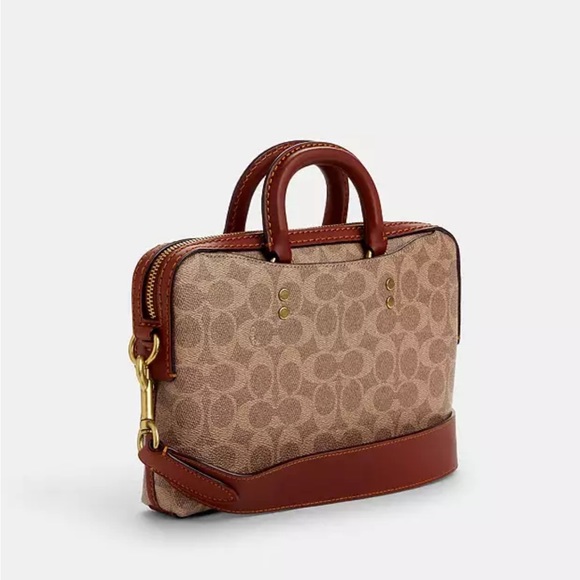 Coach Rogue Slim Brief 25 in Signature Canvas - Picture 5 of 9
